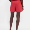 6" Linen-Blend Easy Shorts