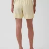 6" Linen-Blend Easy Shorts
