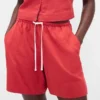 6" Linen-Blend Easy Shorts