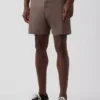 7.5" Linen-Cotton Shorts