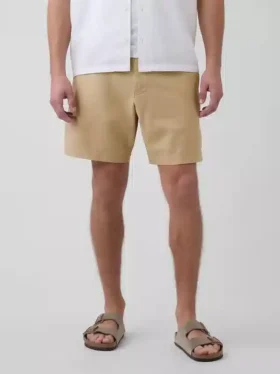 7.5″ Linen-Cotton Shorts
