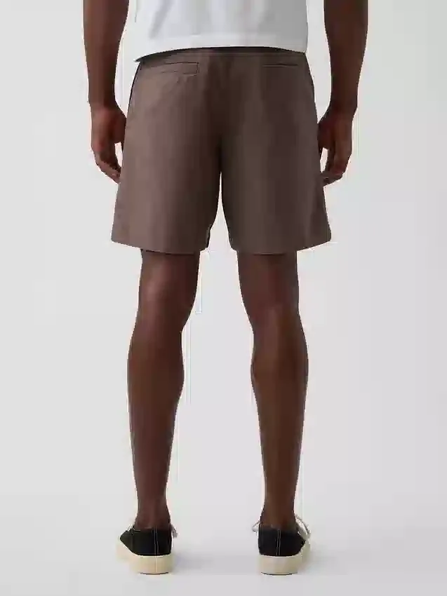 7.5" Linen-Cotton Shorts