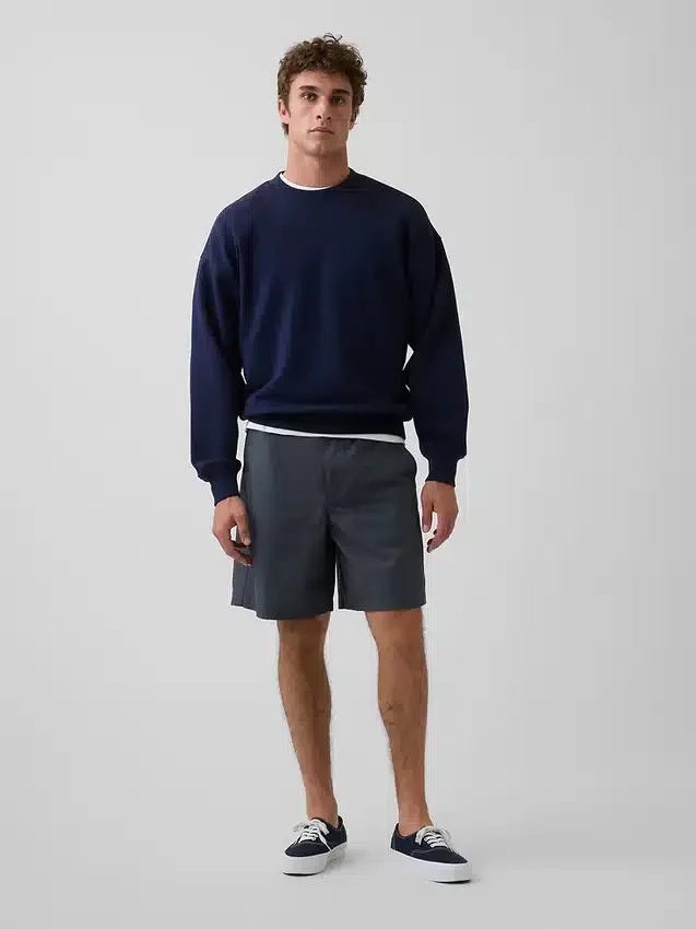 7" Poplin Relaxed Shorts