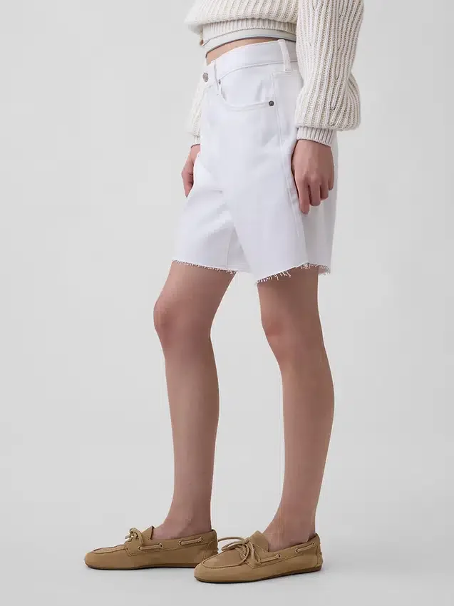 8" Mid Rise Ultrasoft Loose Bermuda Shorts