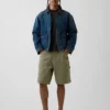 9" Loose Denim Carpenter Shorts