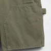 9" Loose Denim Carpenter Shorts