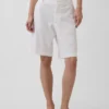 9" Low Rise Linen-Blend Trouser Shorts