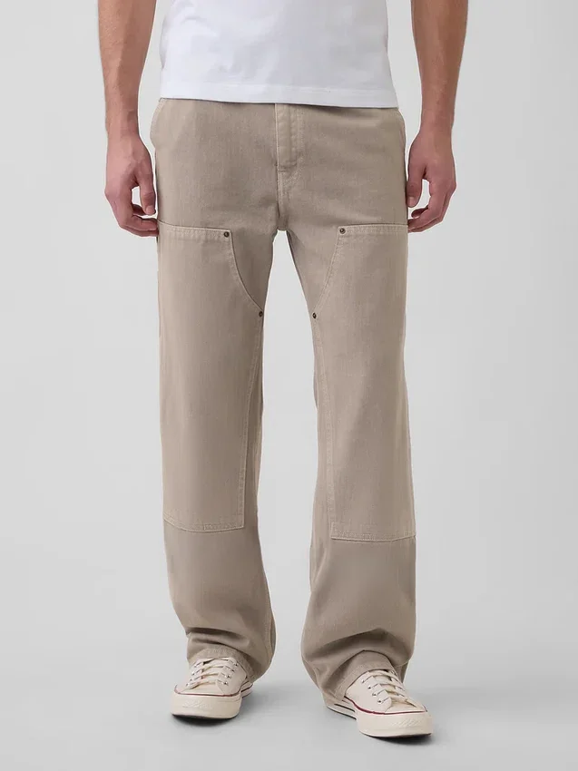 90S Loose Double-Knee Carpenter Jeans