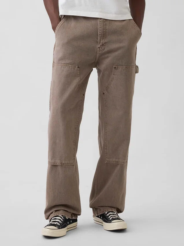 90S Loose Double-Knee Carpenter Jeans