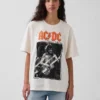 Ac/Dc Relaxed Graphic T-Shirt