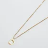 Admiral Row Gold Dainty Initial Necklace