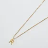 Admiral Row Gold Dainty Initial Necklace
