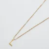 Admiral Row Gold Dainty Initial Necklace