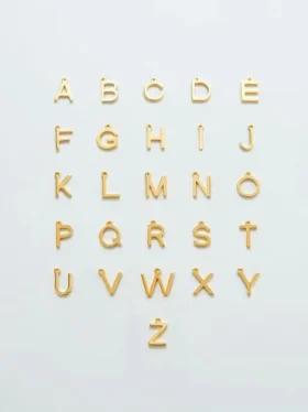 Admiral Row Gold Dainty Initial Necklace