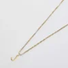 Admiral Row Gold Dainty Initial Necklace