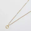 Admiral Row Gold Dainty Initial Necklace