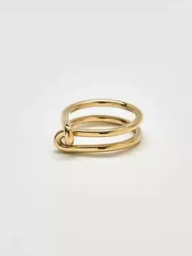 Admiral Row Gold Double Knot Ring