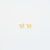 Admiral Row Gold Initial Earrings
