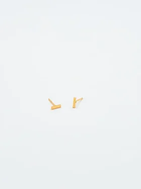 Admiral Row Gold Initial Earrings