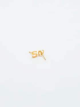 Admiral Row Gold Initial Earrings