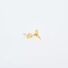 Admiral Row Gold Initial Earrings