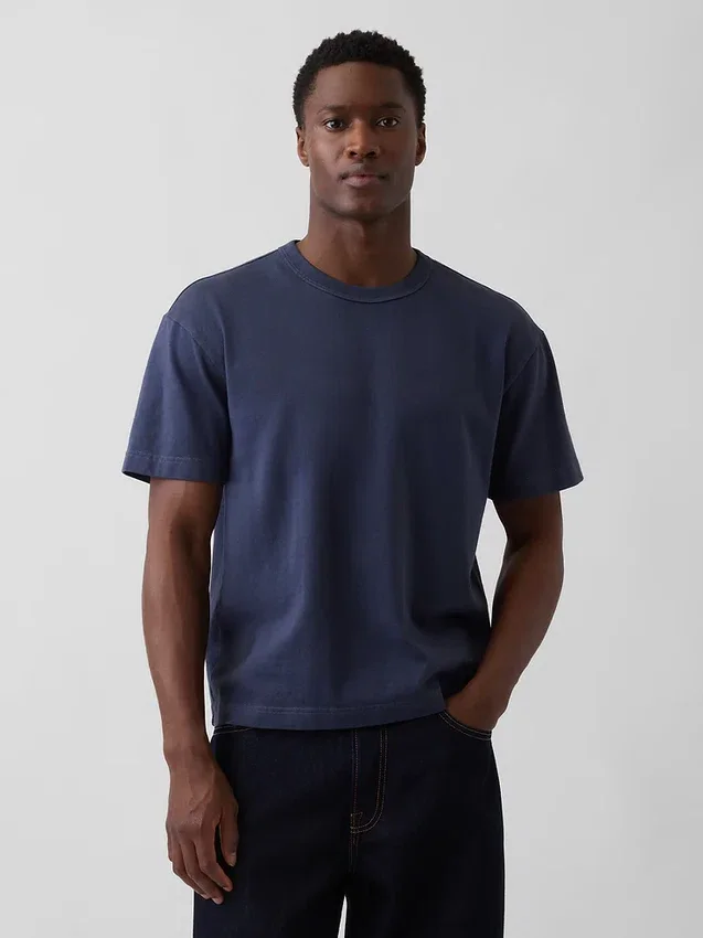 Adult Heavyweight Crop T-Shirt