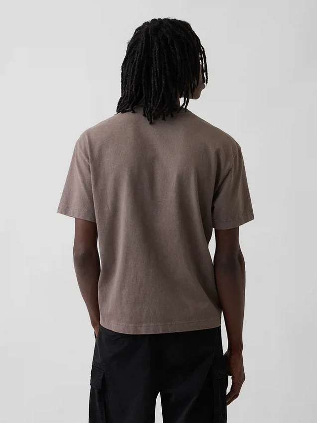 Adult Heavyweight Crop T-Shirt