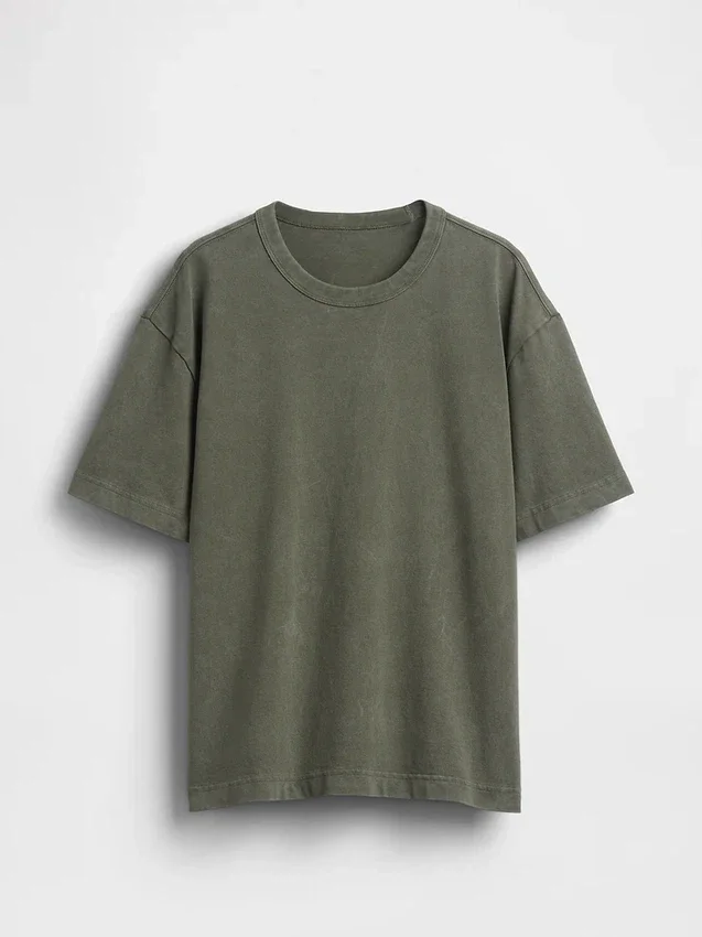 Adult Heavyweight Crop T-Shirt