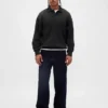 Adult Heavyweight Oversized Polo Sweatshirt