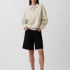 Adult Heavyweight Oversized Polo Sweatshirt