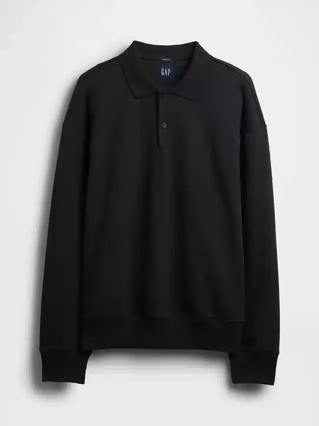 Adult Heavyweight Oversized Polo Sweatshirt
