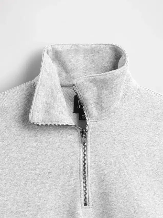 Adult Heavyweight Oversized Quarter-Zip Pullover