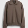Adult Heavyweight Oversized Quarter-Zip Pullover