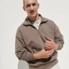 Adult Heavyweight Oversized Quarter-Zip Pullover