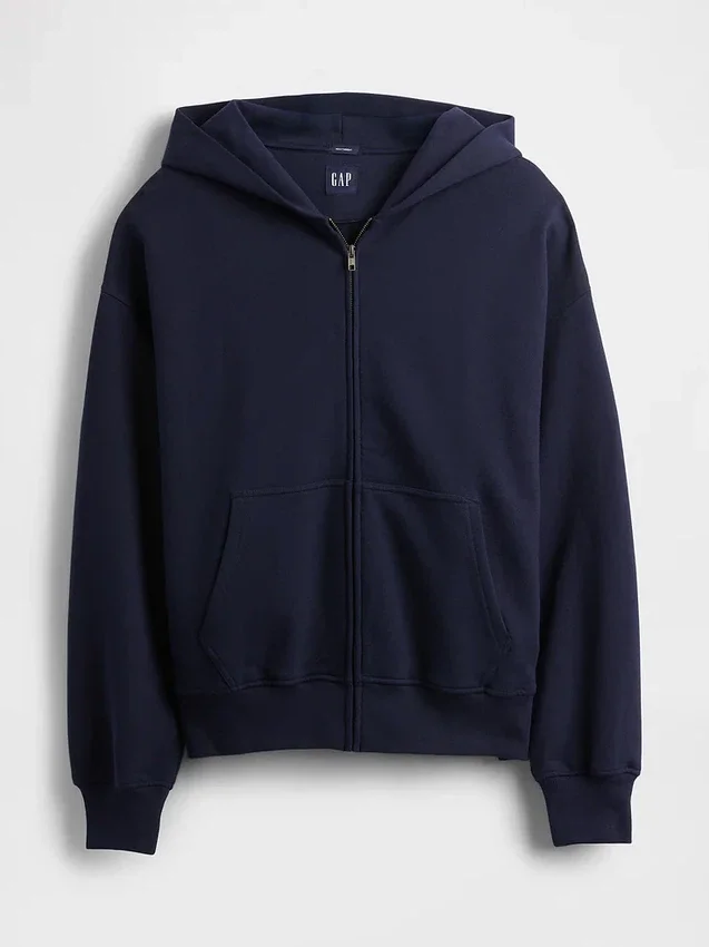 Adult Heavyweight Oversized Zip Hoodie