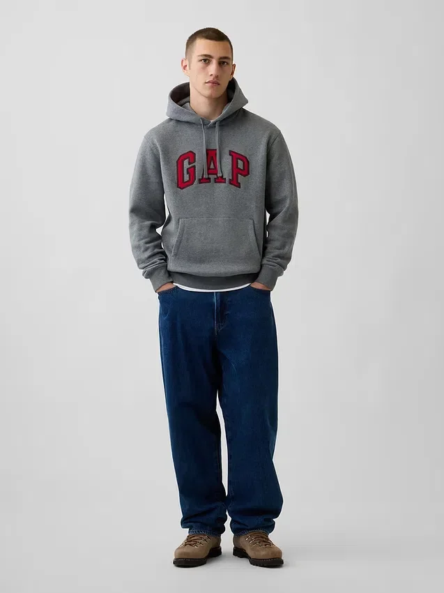 Adult Vintagesoft Arch Logo Hoodie