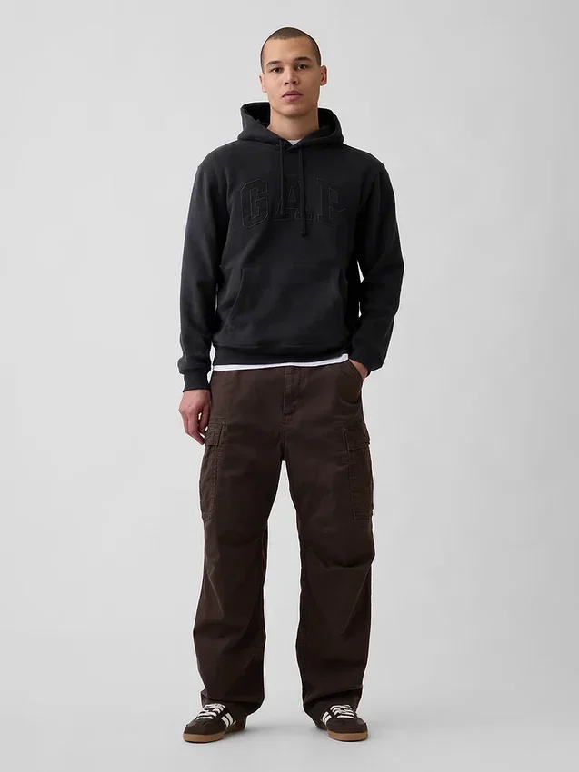 Adult Vintagesoft Arch Logo Hoodie