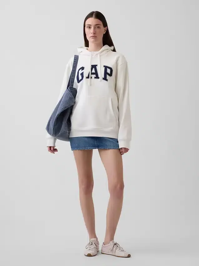 Adult Vintagesoft Arch Logo Hoodie