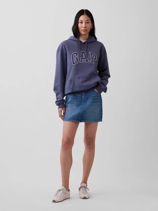 Adult Vintagesoft Arch Logo Hoodie