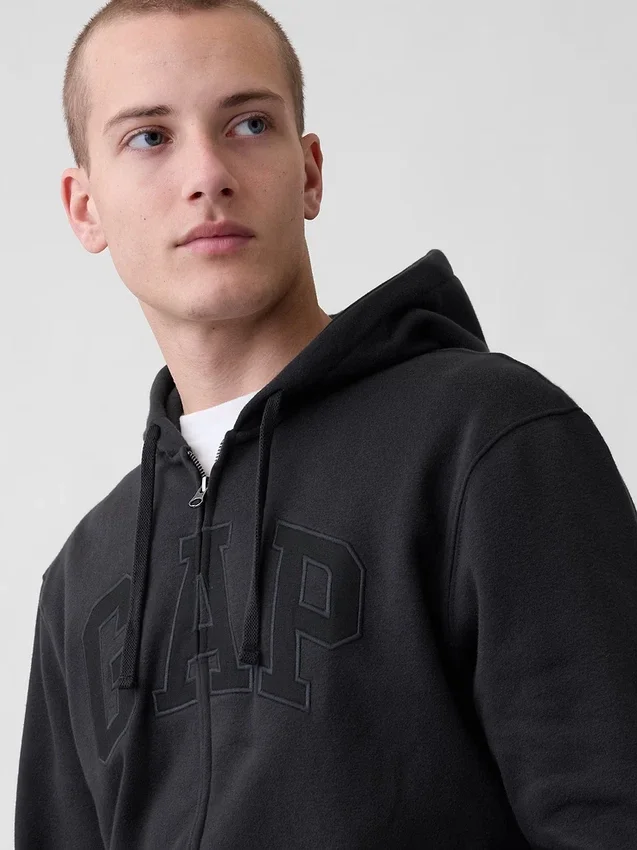 Adult Vintagesoft Arch Logo Zip Hoodie