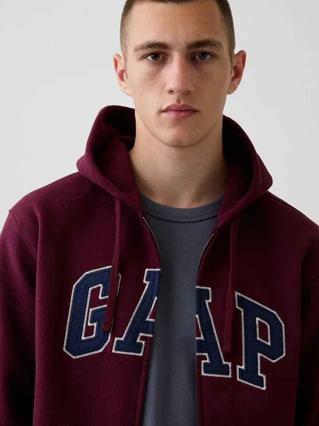 Adult Vintagesoft Arch Logo Zip Hoodie