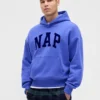 Adult Vintagesoft Nap Logo Hoodie