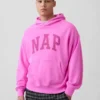 Adult Vintagesoft Nap Logo Hoodie
