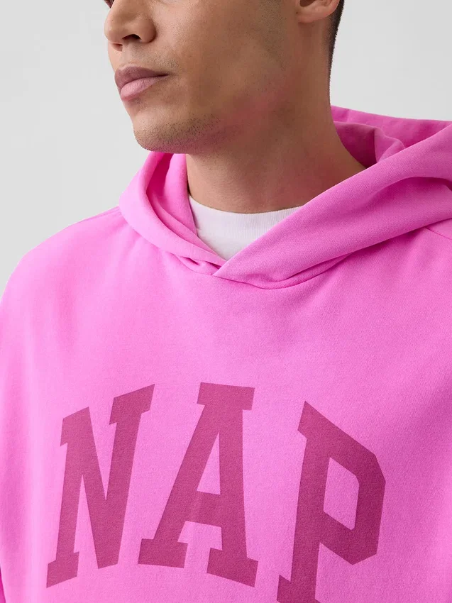 Adult Vintagesoft Nap Logo Hoodie