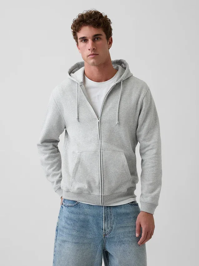 Adult Vintagesoft Relaxed Zip Hoodie