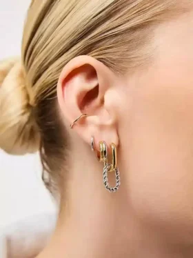 Ana Luisa Ash Double Hoop Earrings