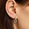 Ana Luisa Asher Drop Huggie Earrings