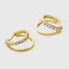 Ana Luisa Toda Mini Double Hoop Earrings