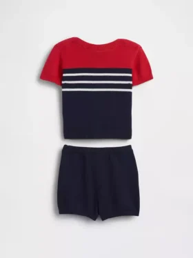 Baby Colorblock Sweater Outfit Set