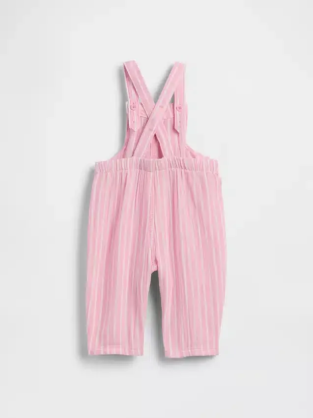 Baby Cotton-Gauze Brannan Bear Overalls